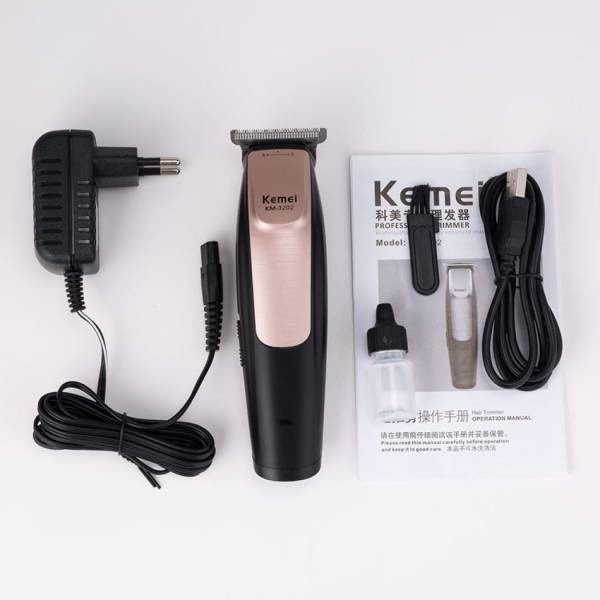 Kemei 3202 Original Alat Cukur Cukuran Rambut Smart Hair Clipper Trimmer KM3202 KM-3202 CAS Baterai