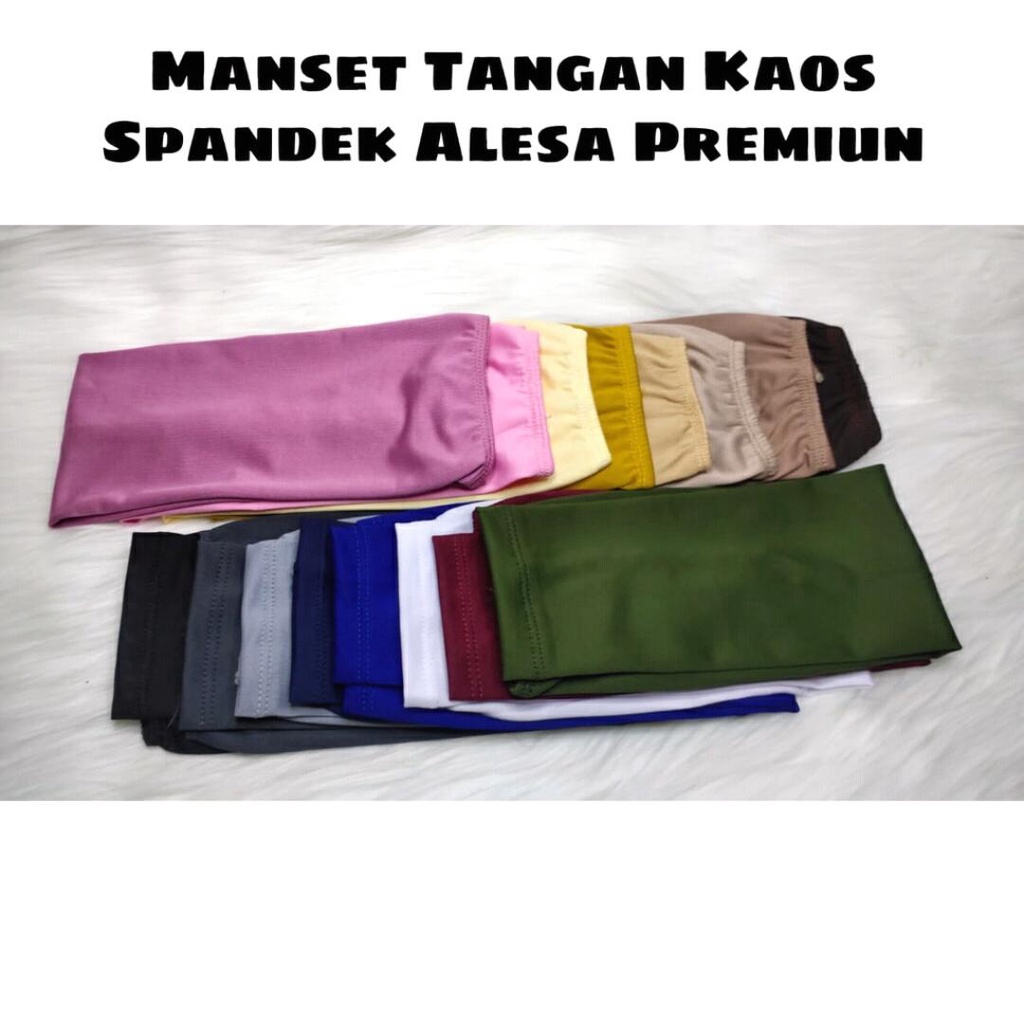 Manset Tangan kaos spandek ALESHA Premium Handsock Alesha