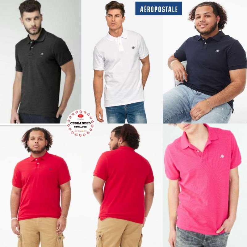 Kaos pria Polo Shirt A87*Pique ∆ERO