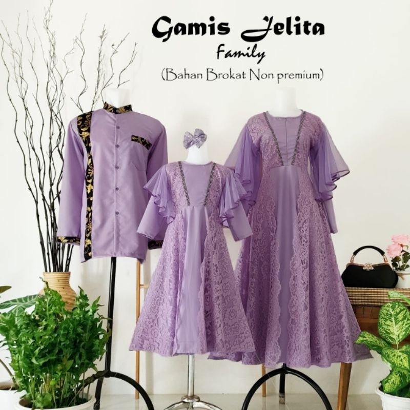 Gamis Jelita Lavender/Gamis anak/Koko Bahan Toyobo/Gamis lebaran/Gamis Remaja/gamis dewasa