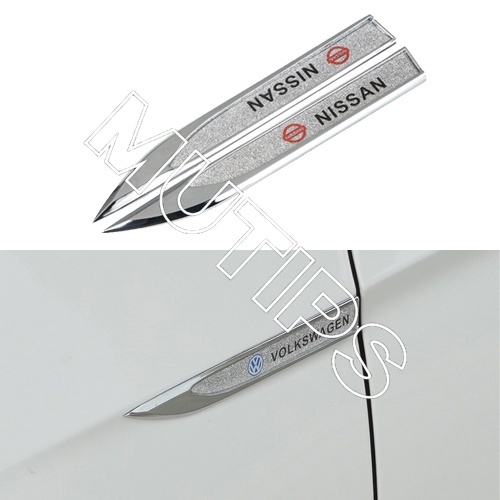NISSAN 2 Pcs Sticker Dekorasi Panel Pintu Mobil Bahan Logam Aksen Berlian Imitasi Untuk March Juke Skyline Terrano Gtr Livina Xtrail t31 t30