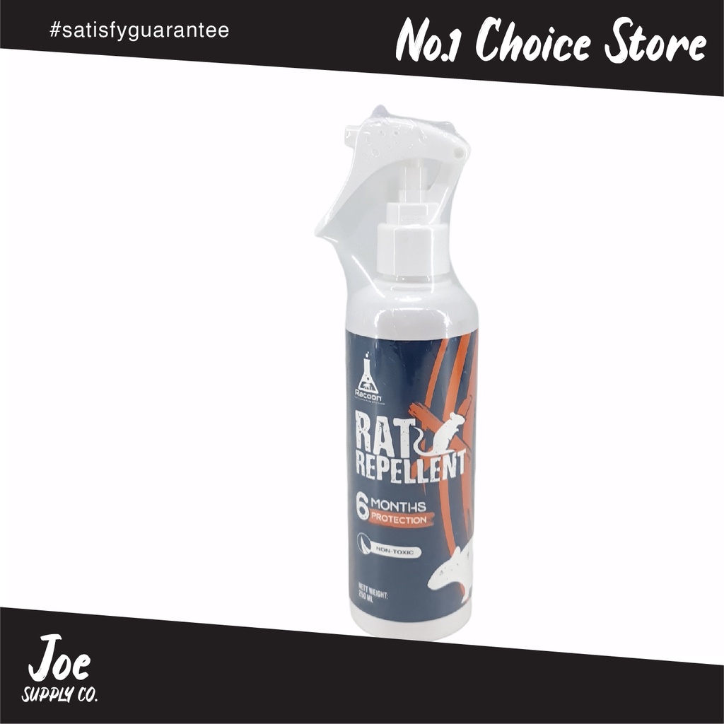 PRODUK- RACOON RAT REPELLENT - CAIRAN PENGUSIR TIKUS - RACUN TIKUS BAYRATT .