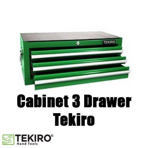 TEKIRO TOOL BOX 3 LACI KOTAK ALAT / ROLLER CABINET 3 DRAWER STORAGE