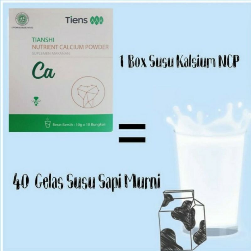 

Tianshi NHCP Nutrient Calcium Susu isi 10