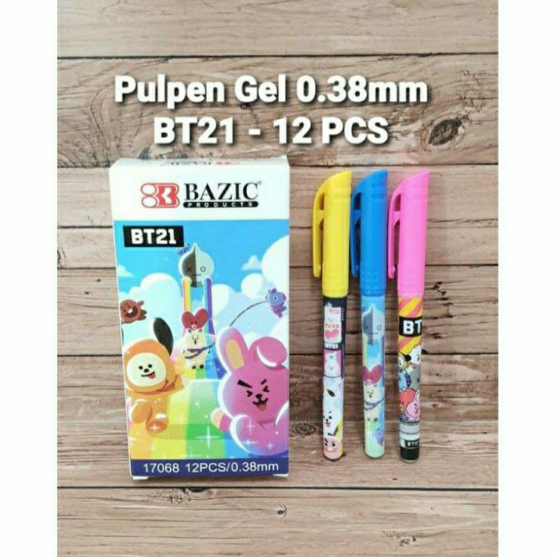 

Pulpen / Pen Gel isi 12 pcs Tebal 0.38mm