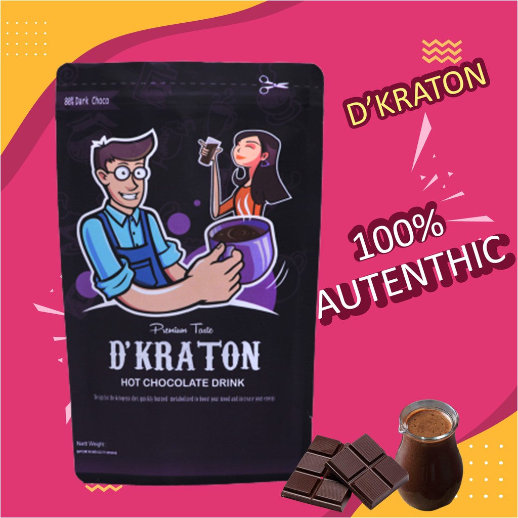 

D'Kraton Dark Chocolate Bubuk Minuman Cokelat Original