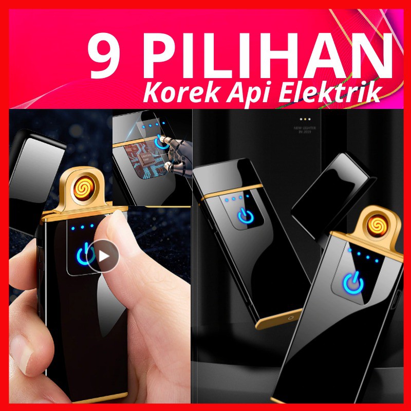 Korek Api Elektrik Finger Print Double Arc Korek Api Elektrik Usb