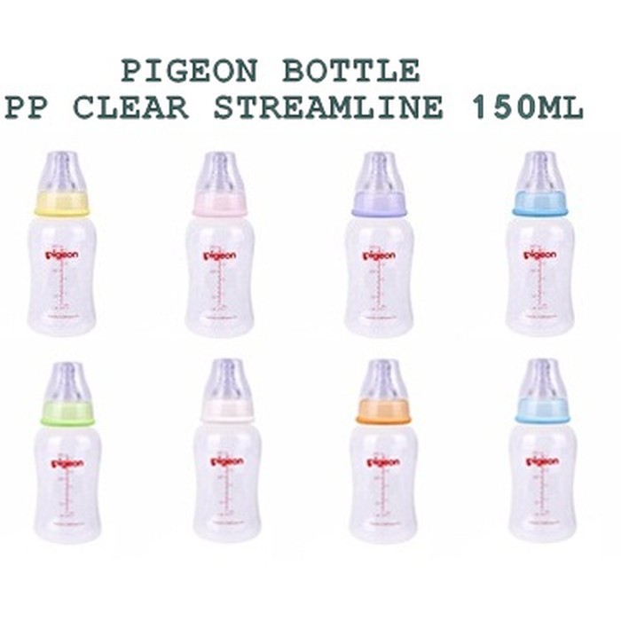 ♥BabyYank♥ PIGEON BOTOL SUSU PP CLEAR STREAMLINE 150ML