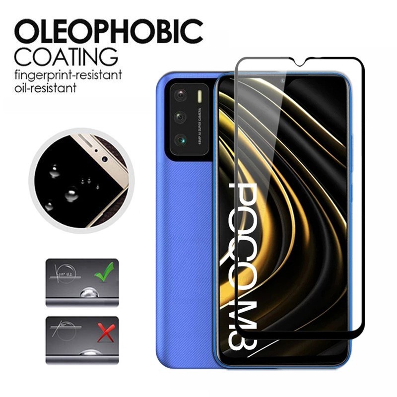 Tempered Glass Poco M3 Screen Protector Handphone Xiaomi POCO M3