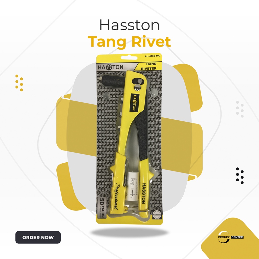 Tang Rivet Rifet Ripet Hand Riveter Paku Tembak - HASSTON PROHEX 4150-100