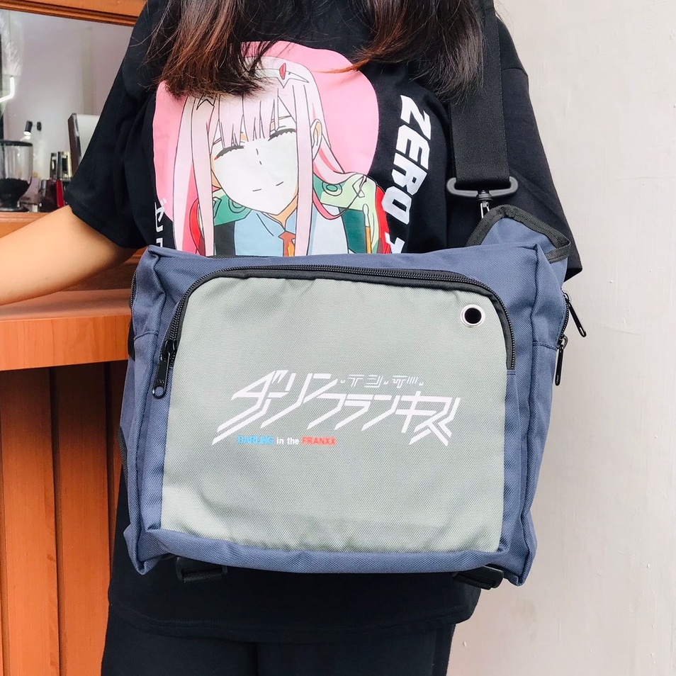 Slingbag Amplify Darling In The Franxx Logo Anime Manga Premium Unisex