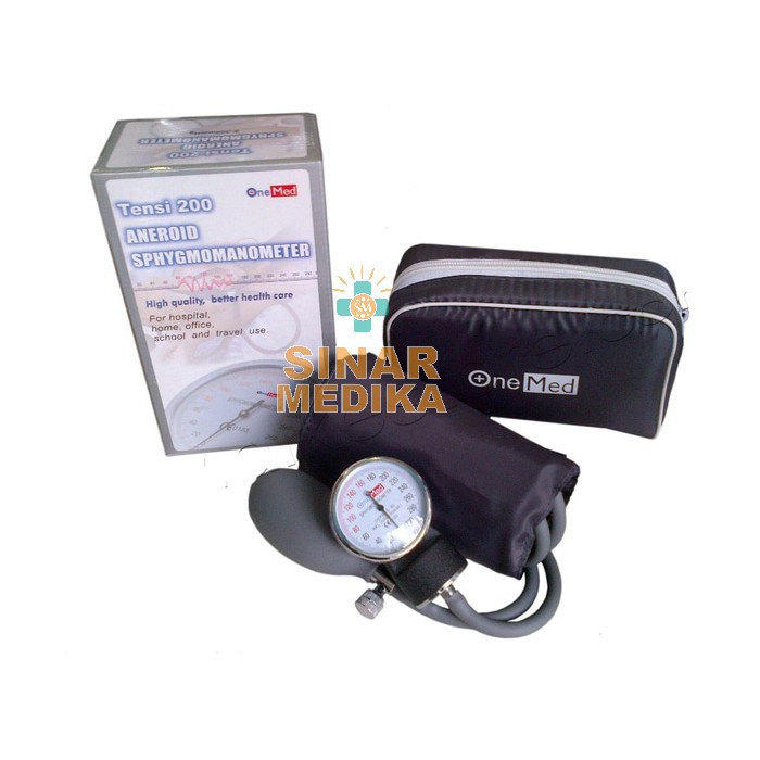 TENSIMETER ONEMED ANEROID . ALAT PENGUKUR TEKANAN DARAH MANUAL .  TENSI METER JARUM ANALOG MURAH