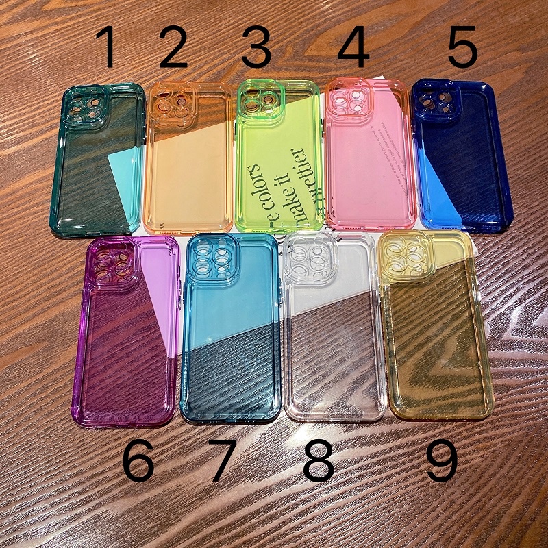 Soft Case Hp Tahan Goncangan Model Simpel Untuk iPhone 13pro / max / 11 / 12promax / 7 / 8plus / se2