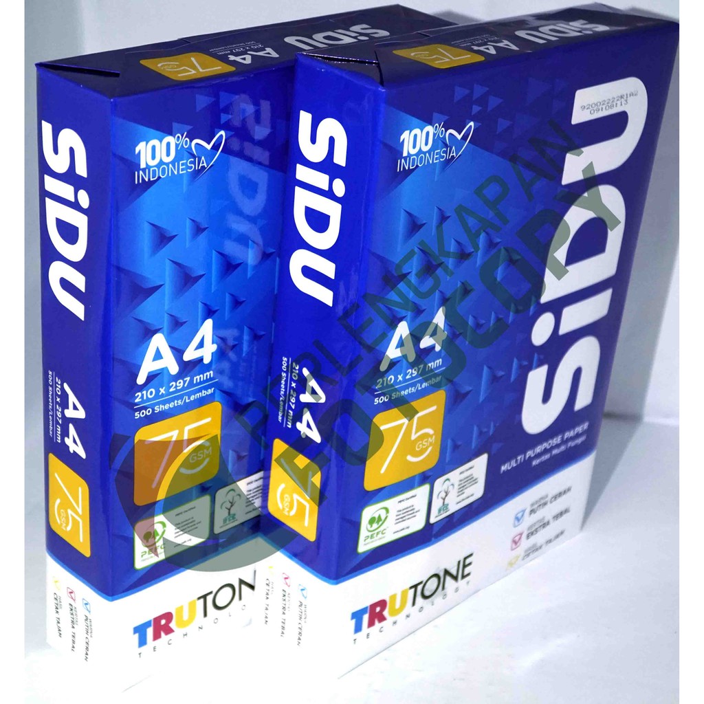 

Kertas HVS (SIDU) A4 75gr ECERAN 50 Lembar TERMURAH