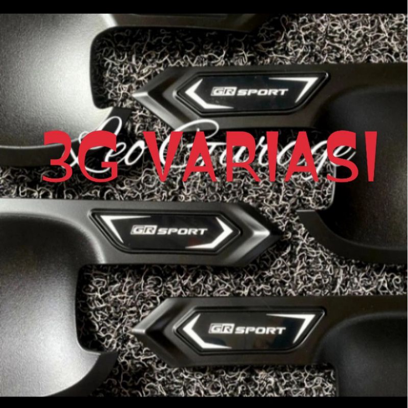All new rush GR sport paket auter door handle hitam doff