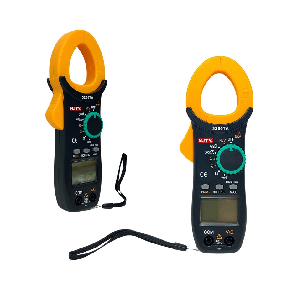 Tang Ampere TRUE RMS NJTY 3266TA Digital Clamp Meter NCV 3266 TA