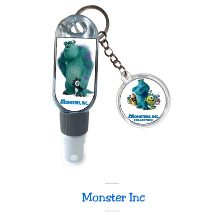 HAND SANITIZER MONSTER INC CHARACTER/SPRAY 30ML FREE ISI+GANCI