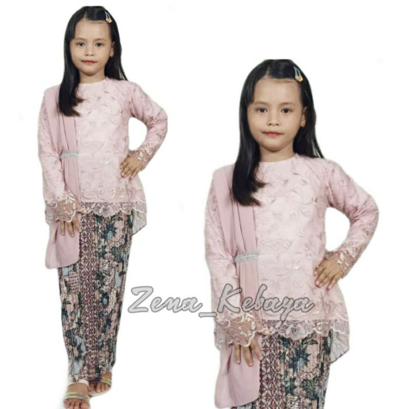 SET KEBAYA SELENDANG ANAK KEBAYA MODERN KEBAYA PESTA