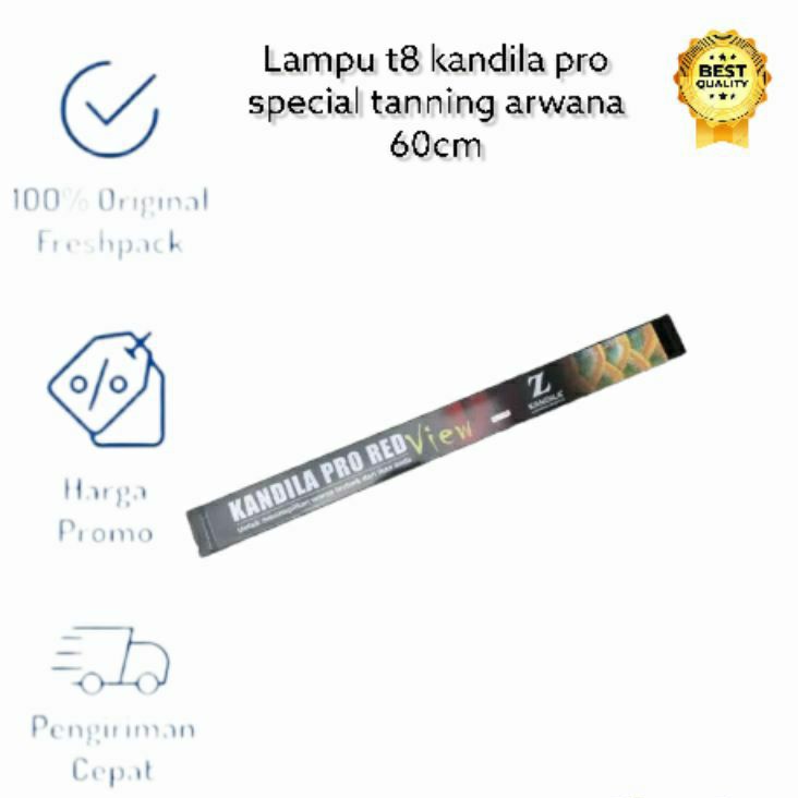 Kandila Pro 600 Red View 60 cm 15w Lampu Led T8 Kandila Tanning 60cm