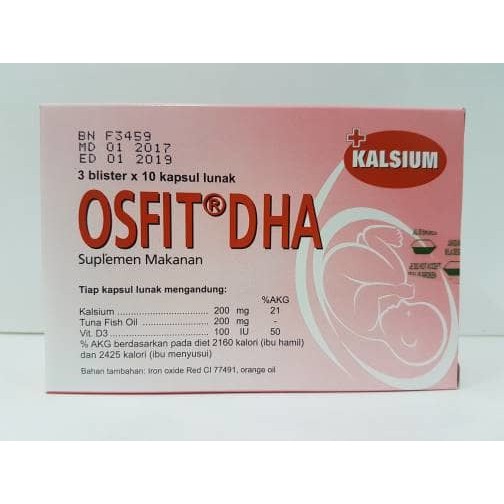 Osfit DHA kapsul lunak isi 30's