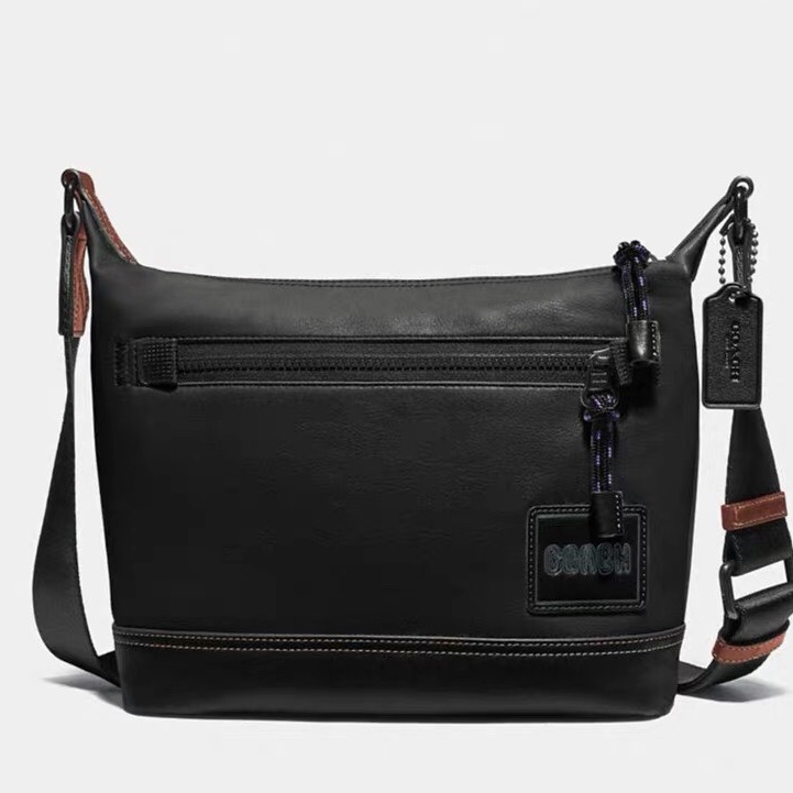 91761   COACH Men's Patch PACER No. 25 Messenger Bag Messenger Bag Shoulder Bag Messenger Bag  ycb