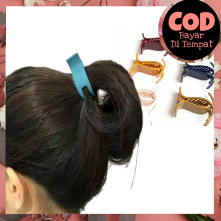 (DAPAT 4 PCS JEPIT IKAN) JEPITAN RAMBUT IKAN JEPIT JEDAI IKAN JEDAI RAMBUT MODEL IKAN CAKAR 2+1 (DOM