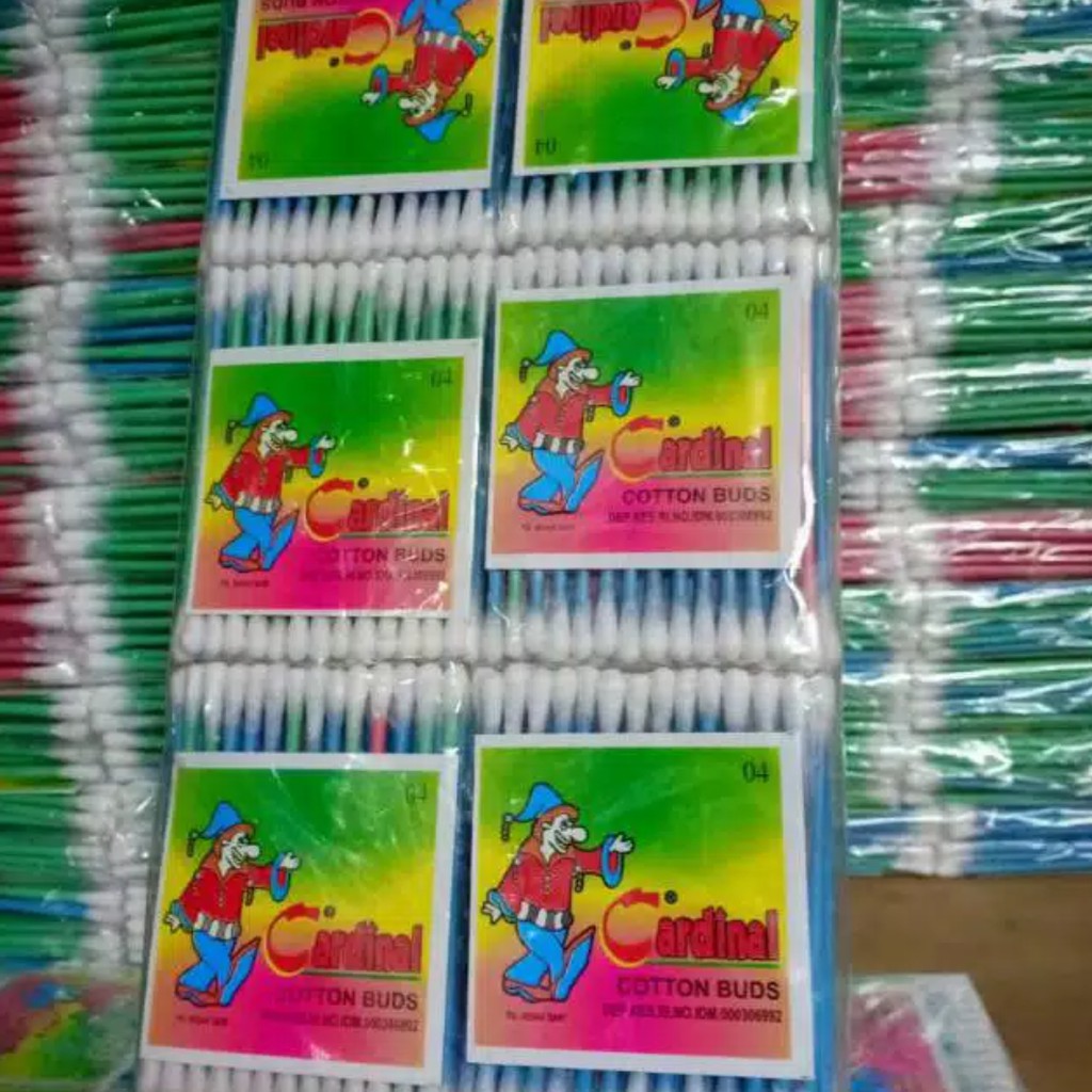 KOREK KUPING DEWASA 3 BARIS SATU PACK ISI 12 PCS TERMURAH