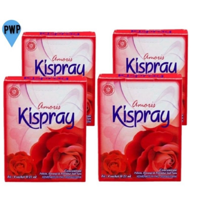 Kispray Amoris Refill Box 24ml Isi 4 Pc Per Dus Paket 4 Box