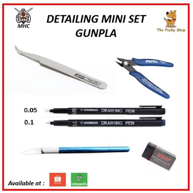 Gunpla Detailing Set
