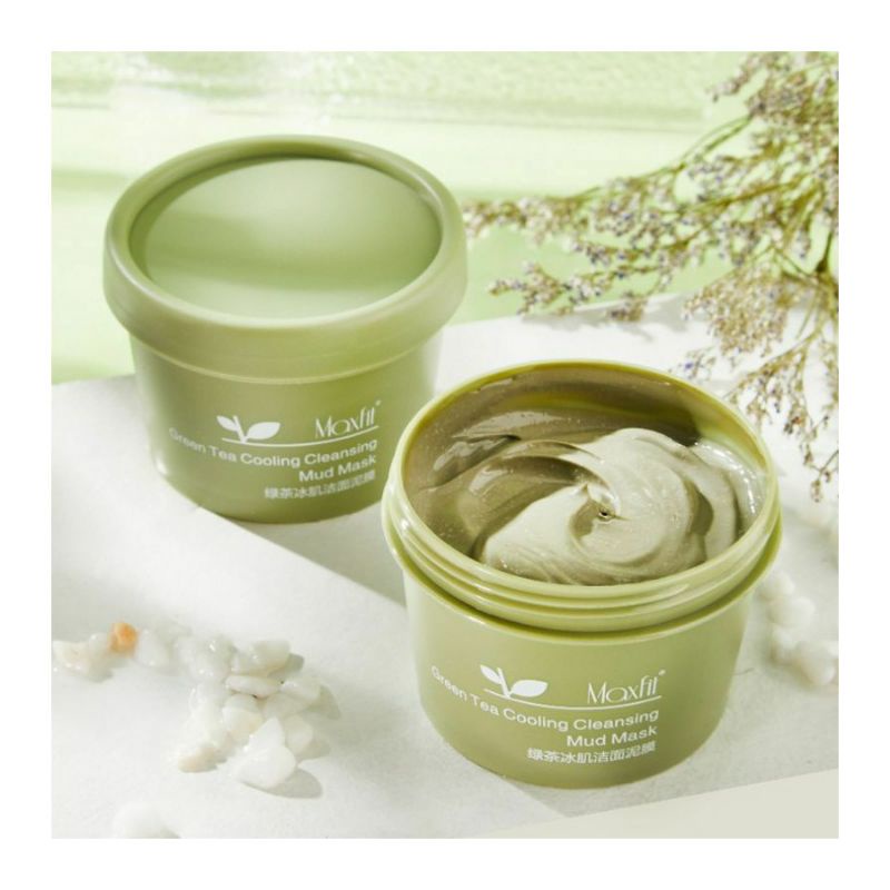 MASKER LUMPUR GREEN TEA / MUD MASK GREENTEA MAXFIT
