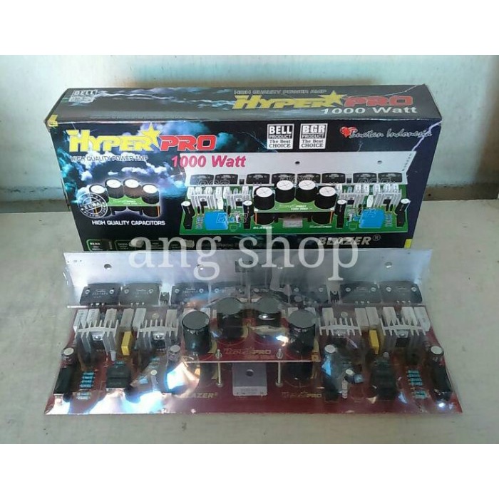 Kit High Quality Power Amplifier Blazer Hyper Pro 1000W Bell