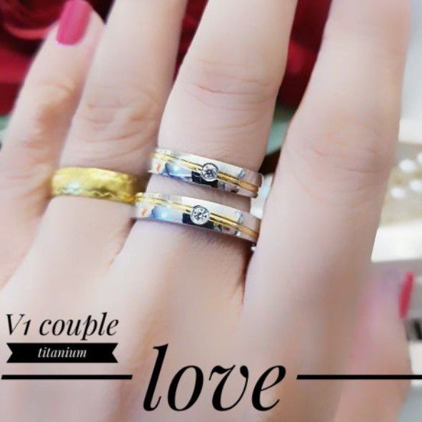 Titanium cincin couple 2116l