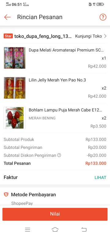 Dupa Melati Aromaterapi Premium Scr 1768
