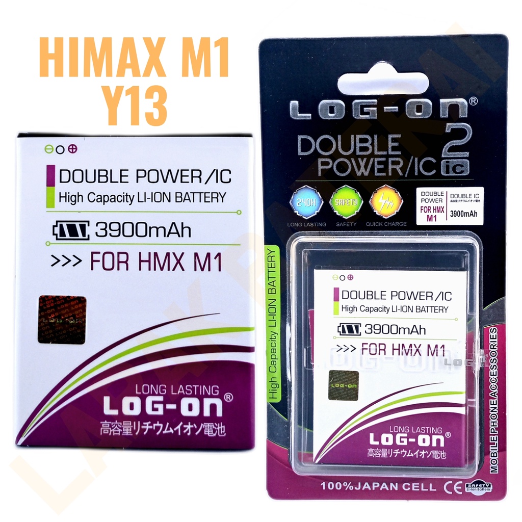 LOG  - ON Himax M1 Y13 Baterai Double IC Protection Battery Batre