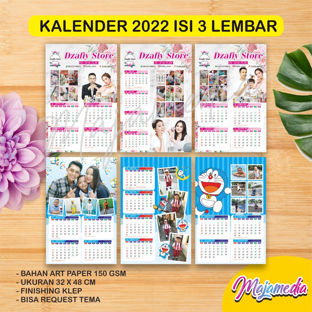 

KALENDER 2023 ISI 3 LEMBAR CUSTOM