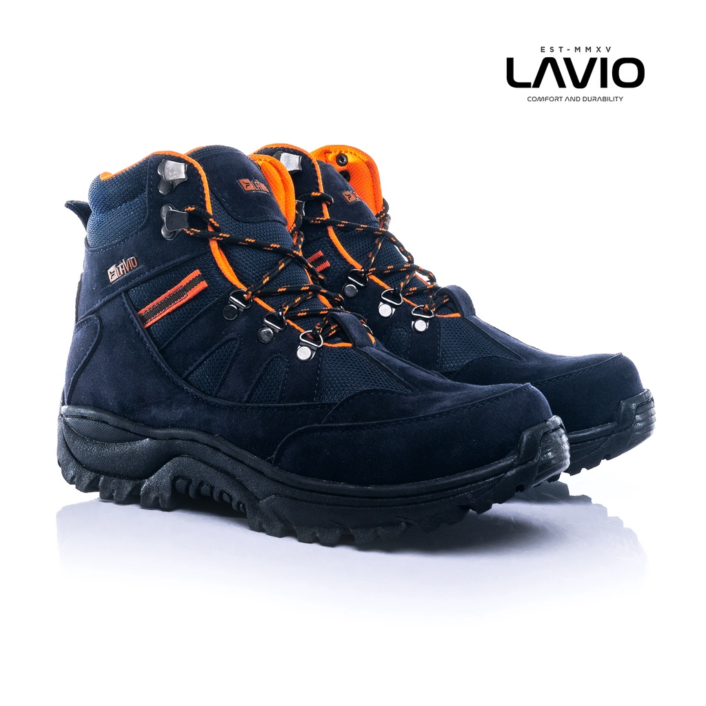 Sepatu Safety Pria Keren Anti Licin Lavio Geneva High Sefty Ujung Besi Best Quality