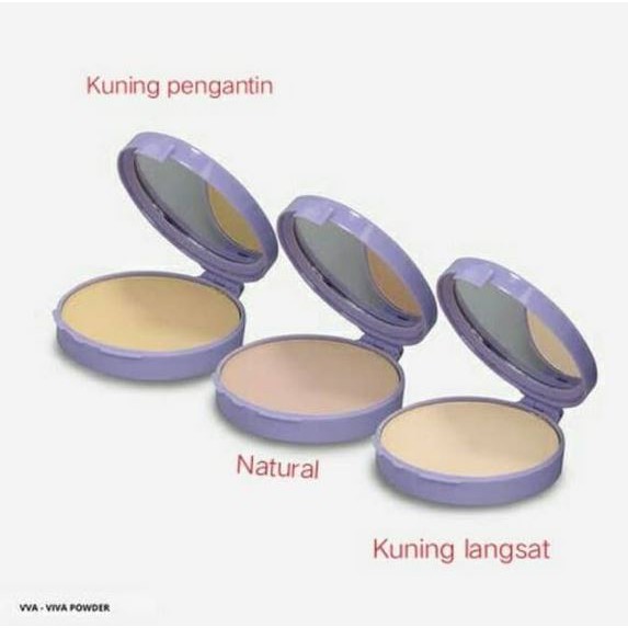 ^ KYRA ^ Viva Compact Powder  Orange Atau Lilac Bedak Padat