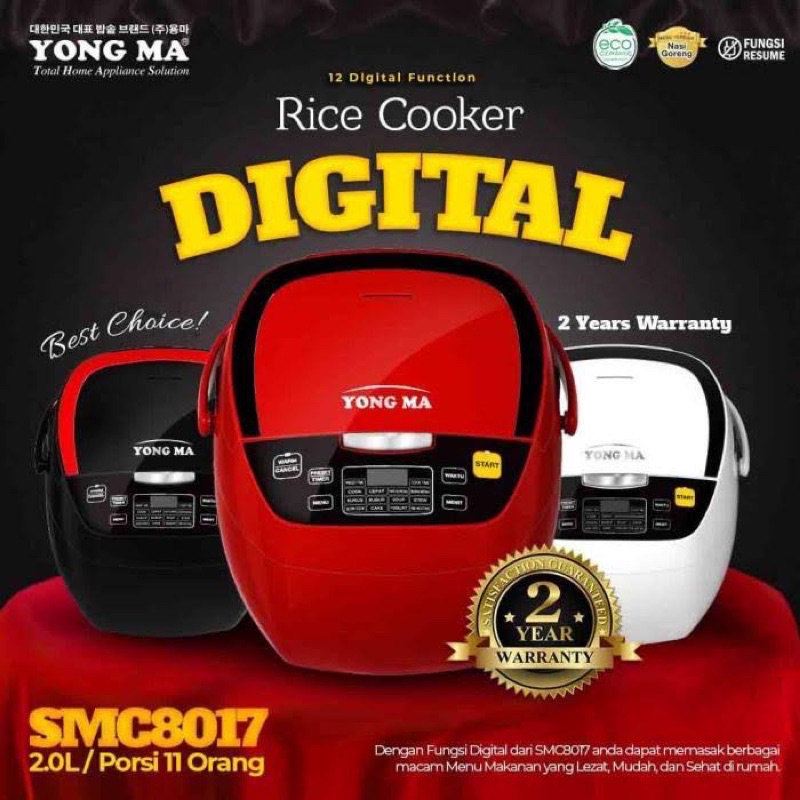 Yong Ma SMC-8027 Digital Rice Cooker
