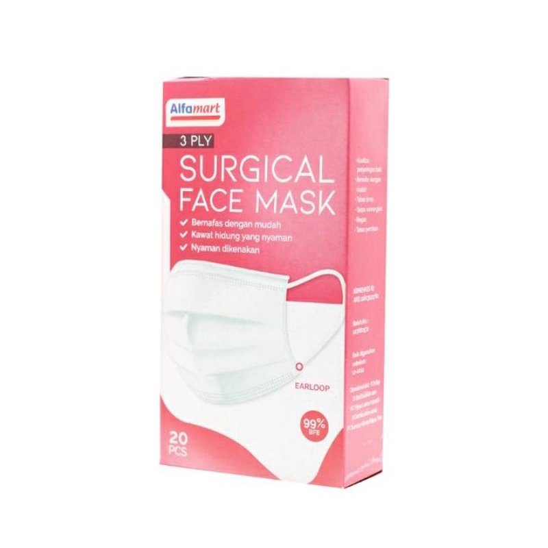 Alfamart Masker adult surgical Face Mask