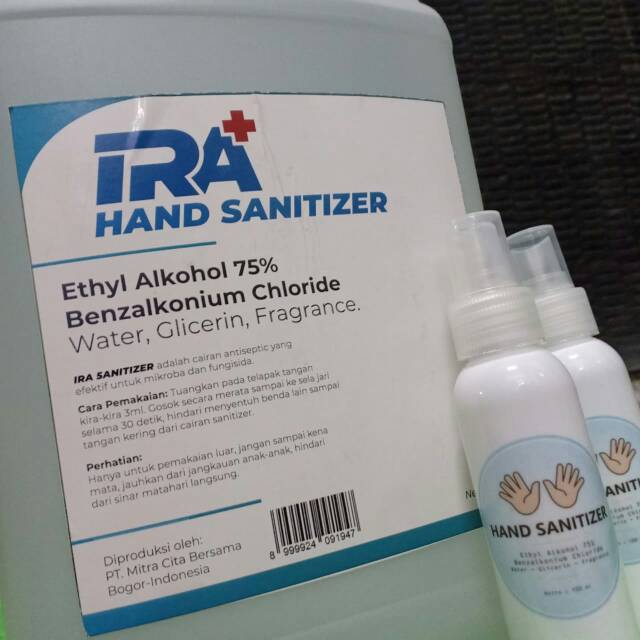 IRA Hand Sanitizer Cairan Antiseptic Repack 100ml