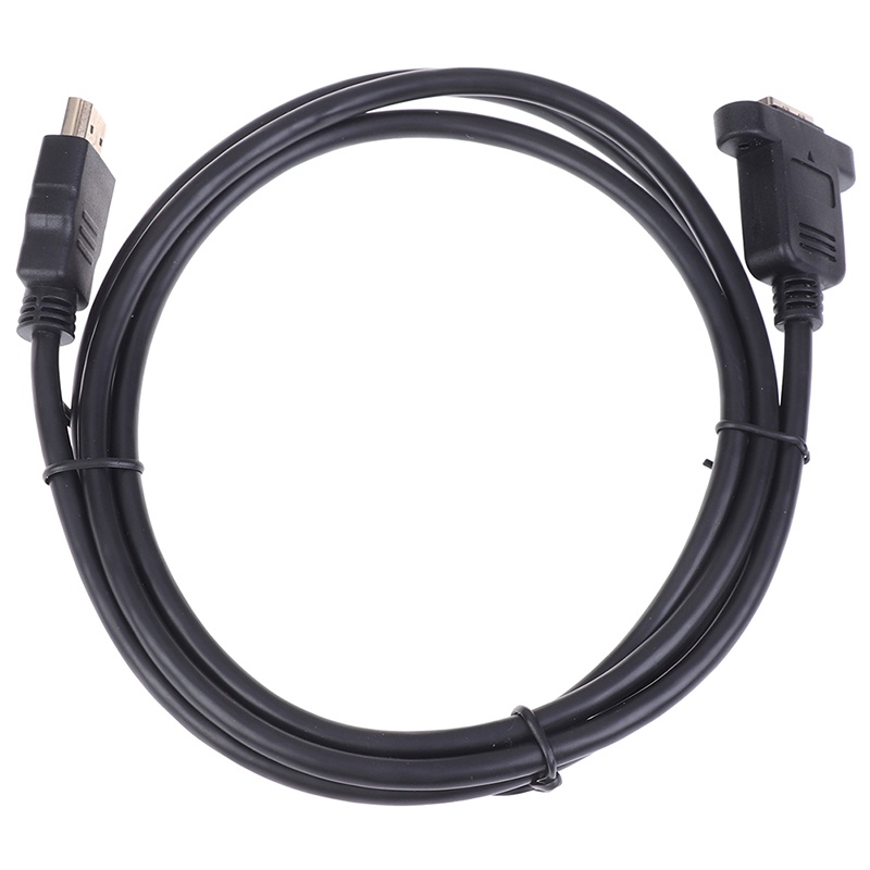 &lt; E2id &amp; &gt; 1Pc Kabel Extension Hdmi Male Ke Female Lapis Emas Dengan Sekrup