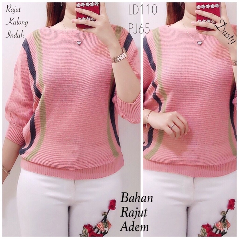 TERMURAH | SWEATER BLOUSE | RAJUT KALONG INDAH | PAKAIAN INPORT WANITA