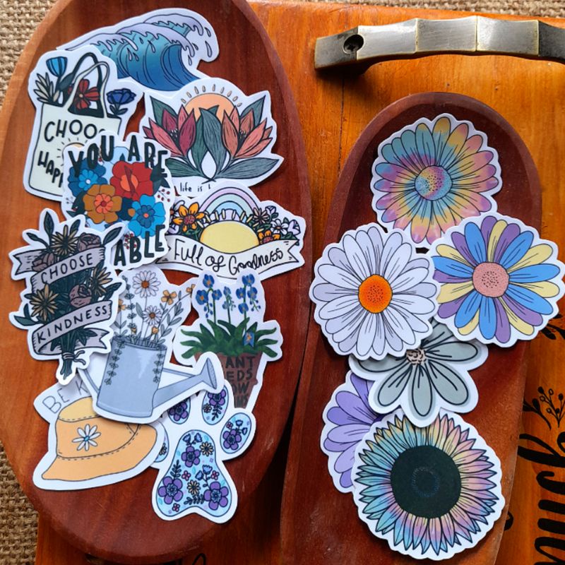 

dreamdigger - Flowers and Words Sticker