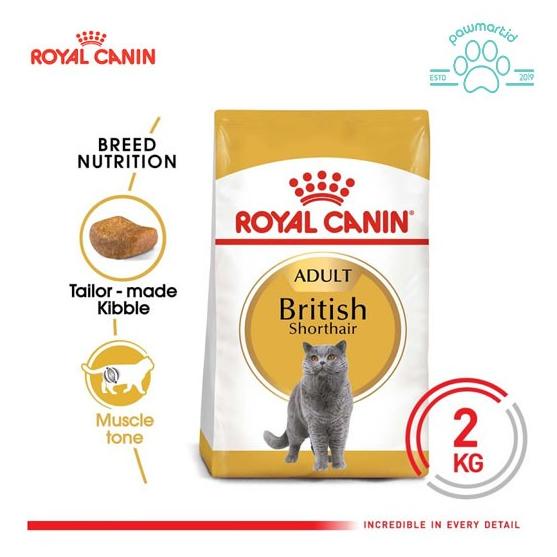 Royal Canin Adult British Shorthair Makanan Kucing Dewasa Dry 2 Kg Barbarshop111