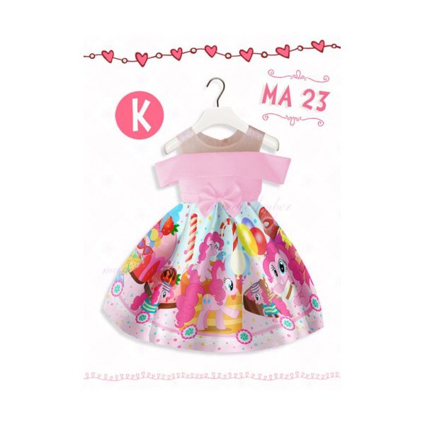 DRESS PINK PINKIE PIE BIRTHDAY MA23K