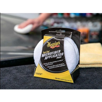 Meguiars Even Coat Microfiber Applicator Pads, Pad Aplikator Poles