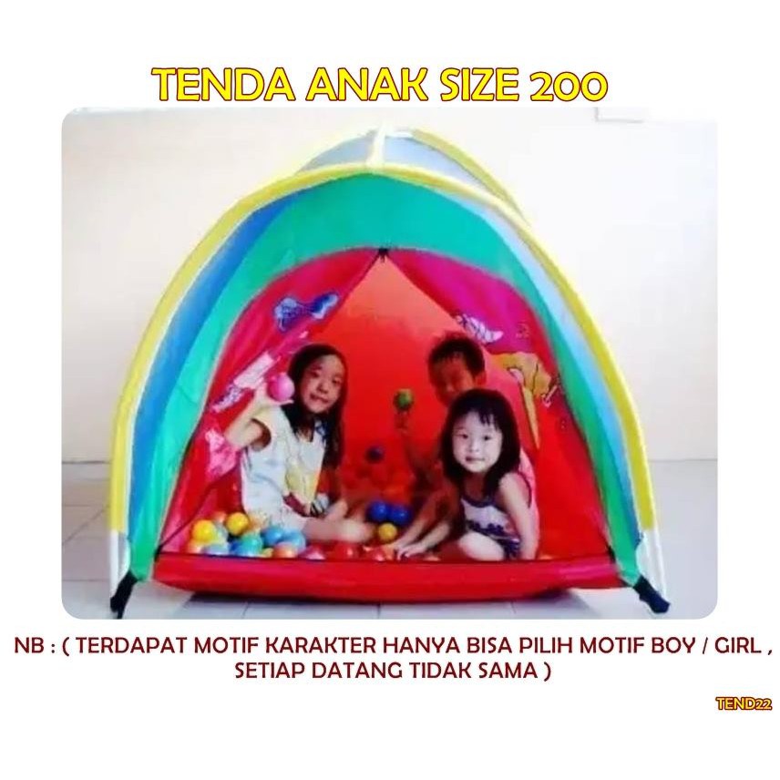 TEND22 MAINAN TENDA ANAK SIZE 200
