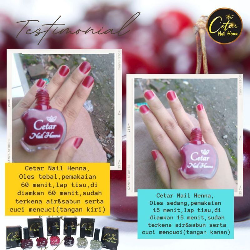 Aschosme CETAR NAIL HENA ~ HENNA CETAR