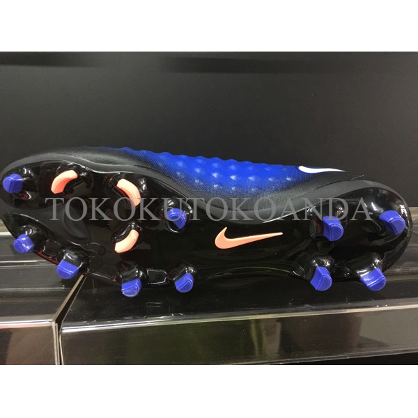 Sepatu bola nike original football Magistax Onda FG black paramount