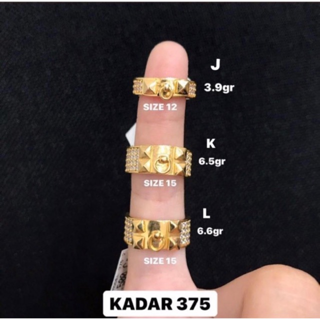 Cincin Emas Asli - Cincin Emas Kadar 375 - Toko Emas - Toko Mas asli - Perhiasan Cincin Emas